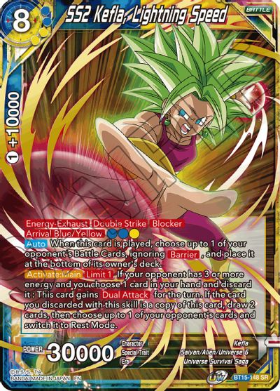 SS2 Kefla, Lightning Speed (BT15-148) [Saiyan Showdown] | Odin's Place