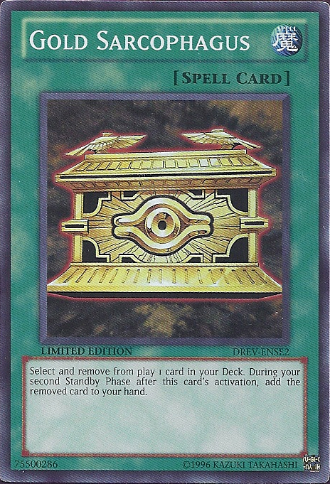 Gold Sarcophagus [DREV-ENSE2] Super Rare | Odin's Place