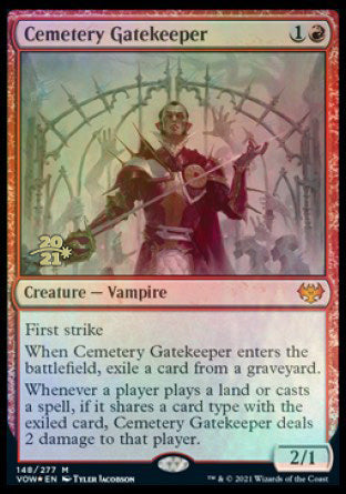 Cemetery Gatekeeper [Innistrad: Crimson Vow Prerelease Promos] | Odin's Place
