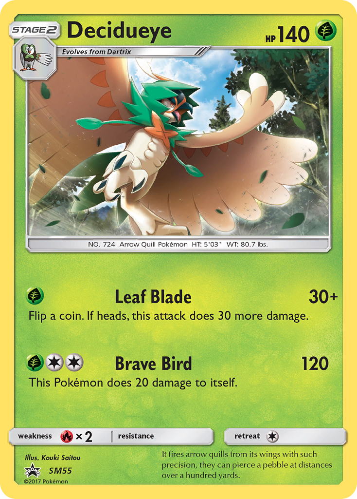 Decidueye (SM55) [Sun & Moon: Black Star Promos] | Odin's Place