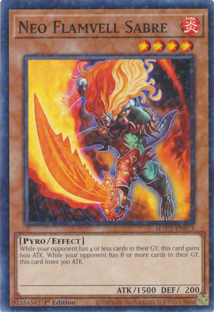 Neo Flamvell Sabre (Duel Terminal) [HAC1-EN073] Parallel Rare | Odin's Place