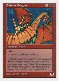 Shivan Dragon (39878) (Oversized) [Oversize Cards] | Odin's Place