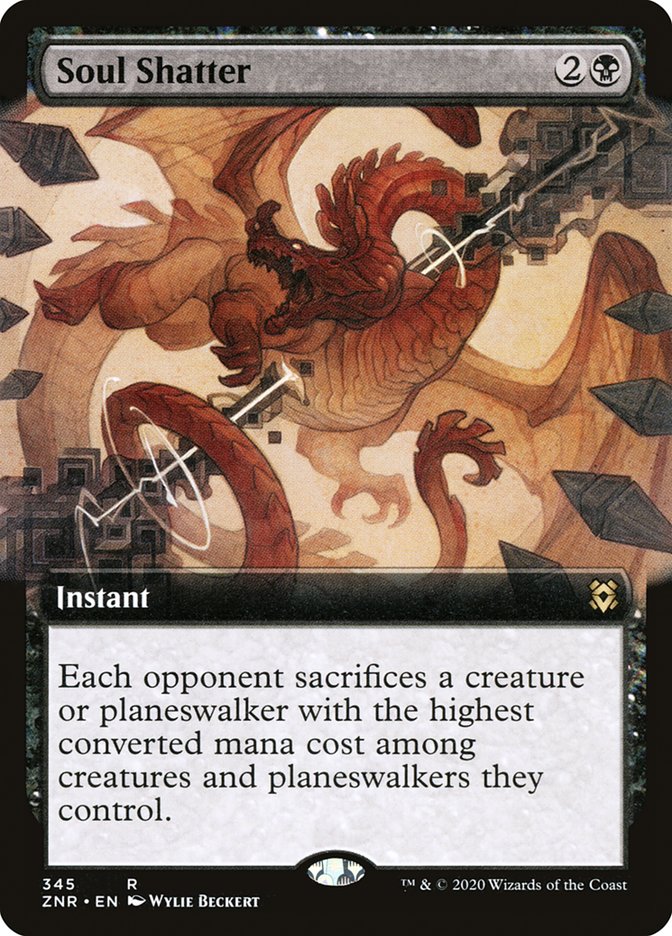 Soul Shatter (Extended Art) [Zendikar Rising] | Odin's Place