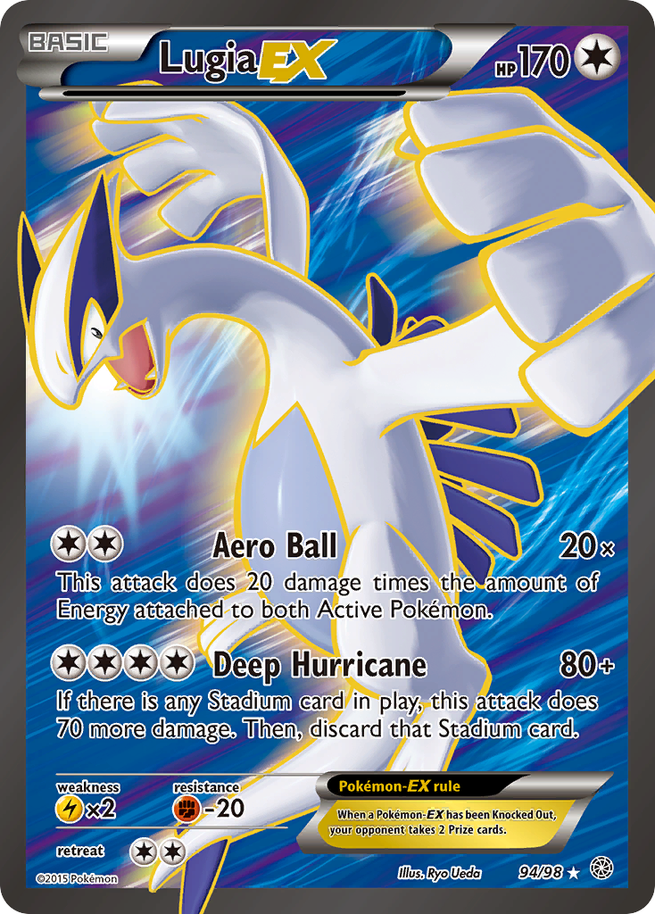 Lugia EX (94/98) [XY: Ancient Origins] | Odin's Place