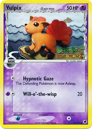 Vulpix (70/101) (Delta Species) (Stamped) [EX: Dragon Frontiers] | Odin's Place