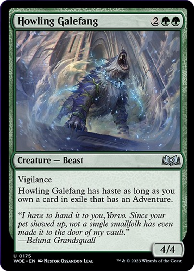 Howling Galefang [Wilds of Eldraine] | Odin's Place
