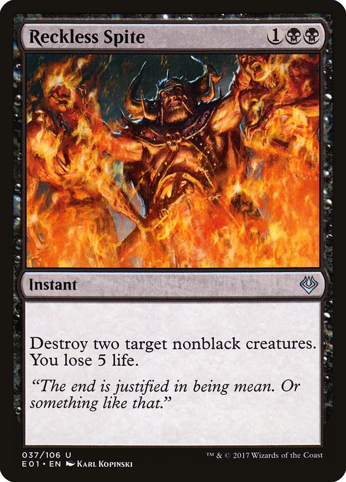 Reckless Spite (37) [Archenemy: Nicol Bolas] | Odin's Place