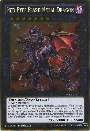 Red-Eyes Flare Metal Dragon [PGL3-EN078] Gold Rare | Odin's Place