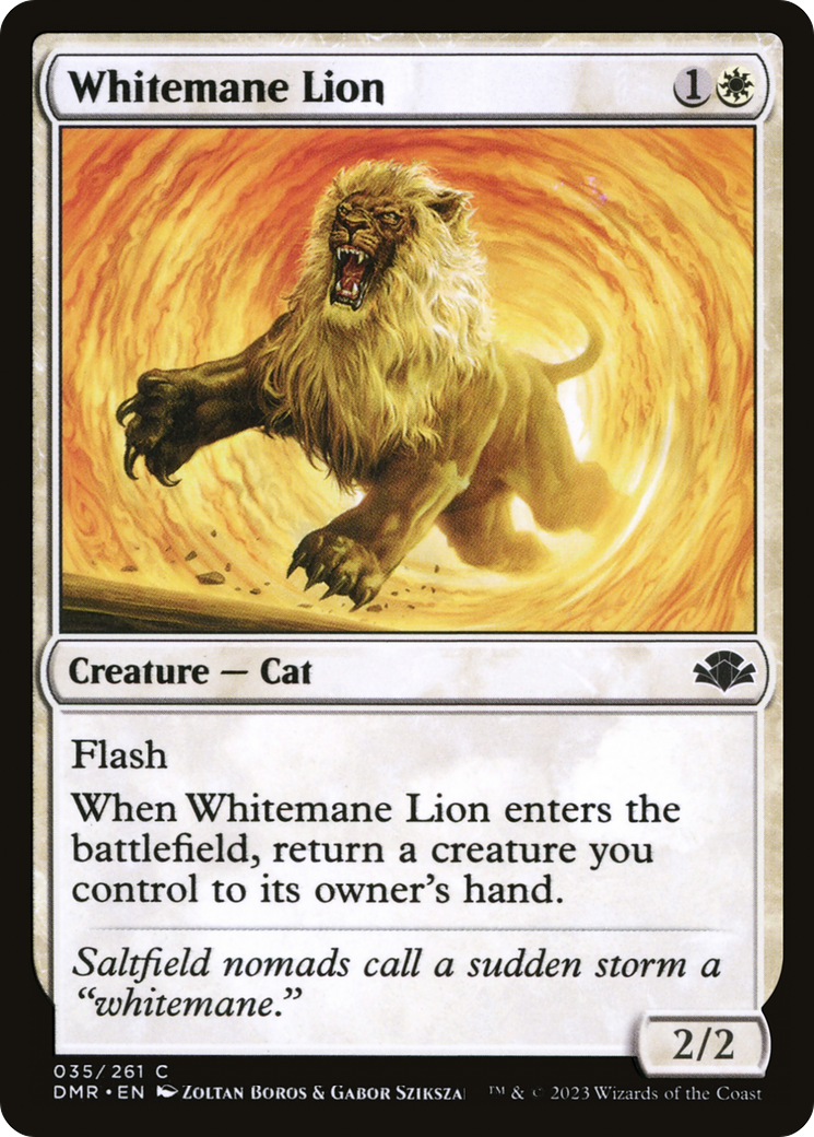 Whitemane Lion [Dominaria Remastered] | Odin's Place