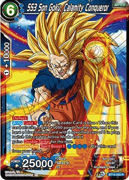 SS3 Son Goku, Calamity Conqueror (BT14-035) [Cross Spirits] | Odin's Place