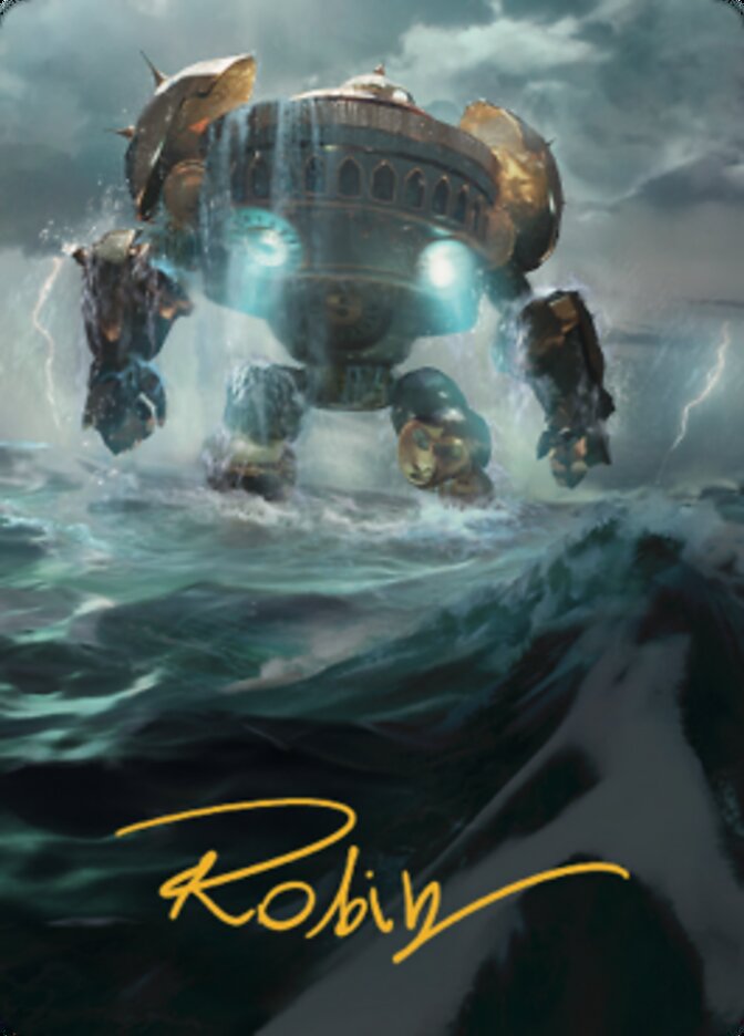 Island Art Card (Gold-Stamped Signature) [The Brothers' War Art Series] | Odin's Place