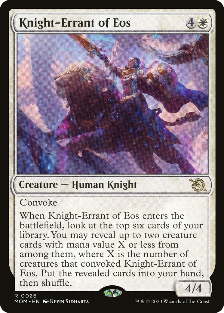 Knight-Errant of Eos [March of the Machine] | Odin's Place