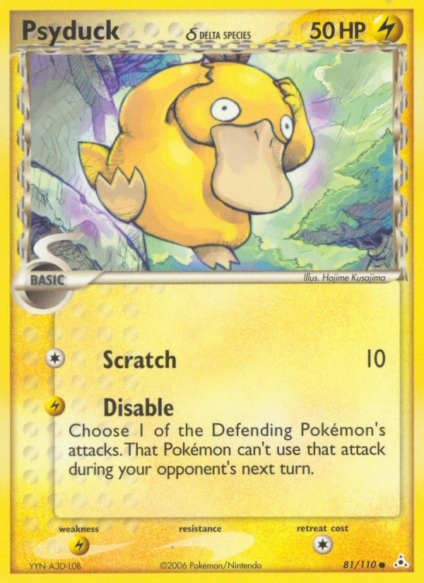 Psyduck (81/110) (Delta Species) [EX: Holon Phantoms] | Odin's Place