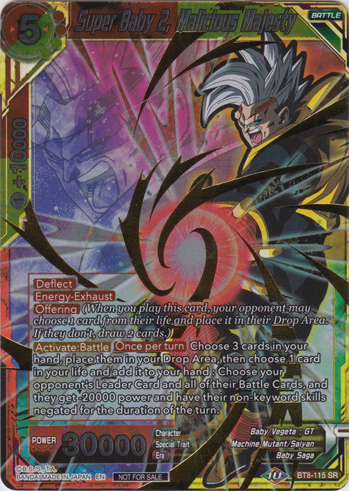 Super Baby 2, Malicious Majesty (Event Pack 05) (BT8-115) [Promotion Cards] | Odin's Place