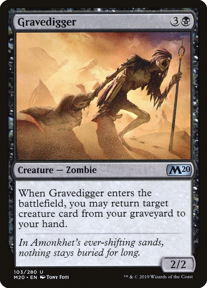Gravedigger [Core Set 2020] | Odin's Place