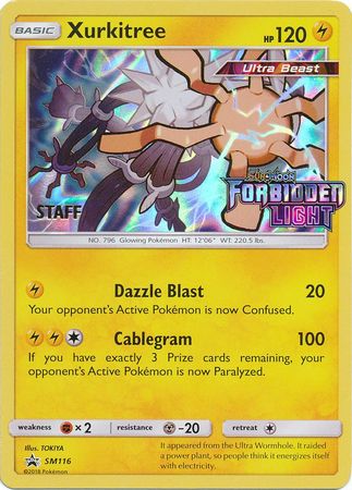 Xurkitree (SM116) (Staff Prerelease Promo) [Sun & Moon: Black Star Promos] | Odin's Place