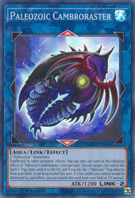 Paleozoic Cambroraster [MP22-EN088] Super Rare | Odin's Place