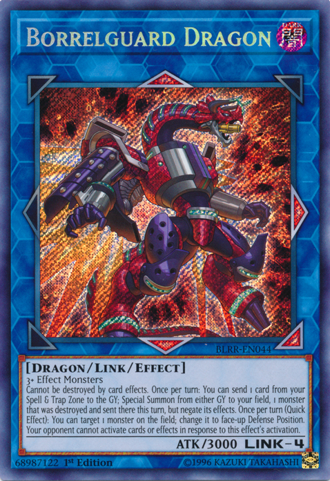 Borrelguard Dragon [BLRR-EN044] Secret Rare | Odin's Place