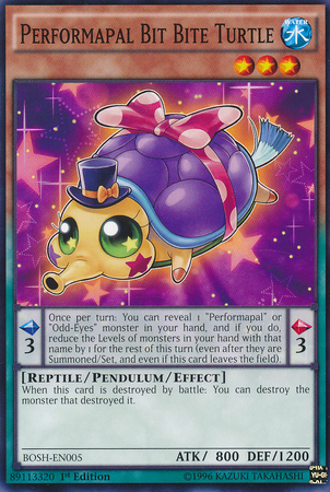 Performapal Bit Bite Turtle [BOSH-EN005] Common | Odin's Place