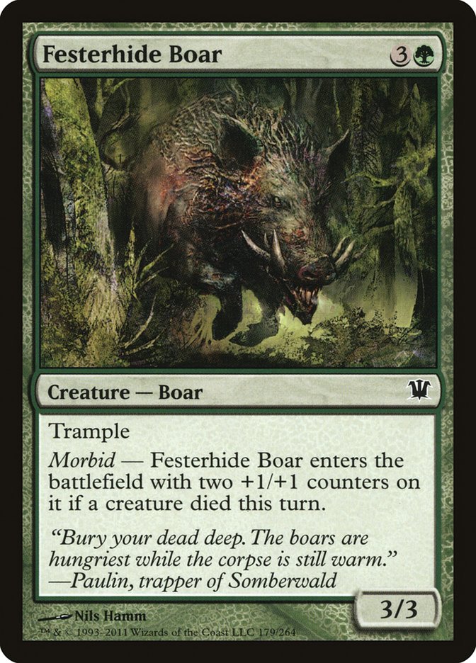 Festerhide Boar (179) [Innistrad] | Odin's Place