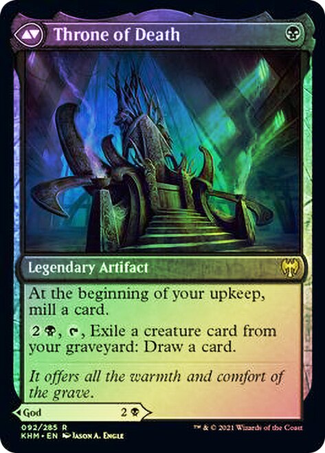 Egon, God of Death // Throne of Death [Kaldheim Prerelease Promos] | Odin's Place