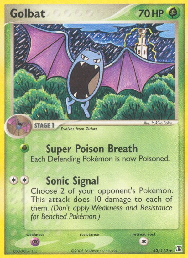 Golbat (43/113) [EX: Delta Species] | Odin's Place