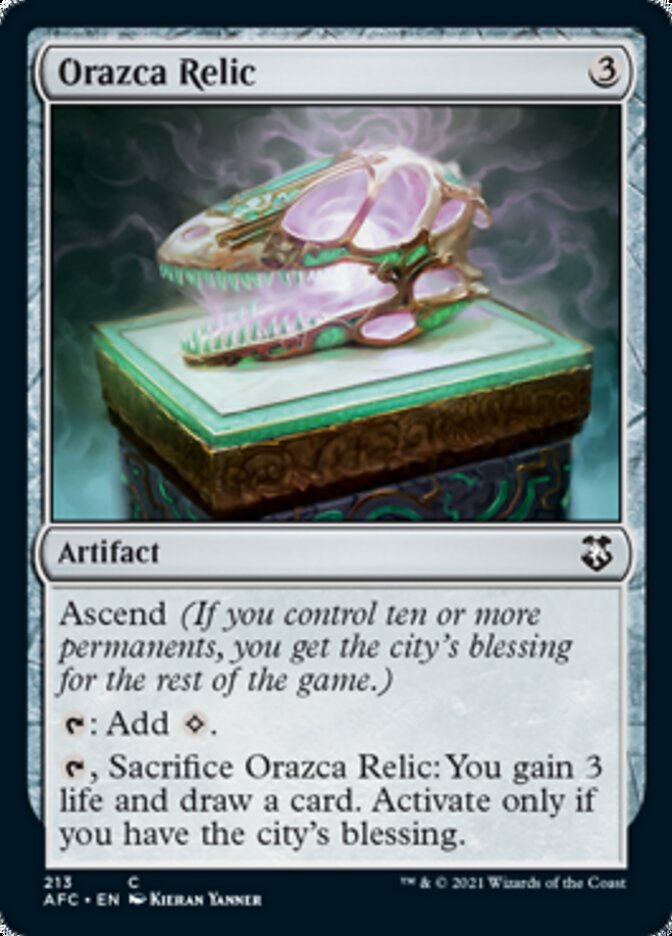 Orazca Relic [Dungeons & Dragons: Adventures in the Forgotten Realms Commander] | Odin's Place