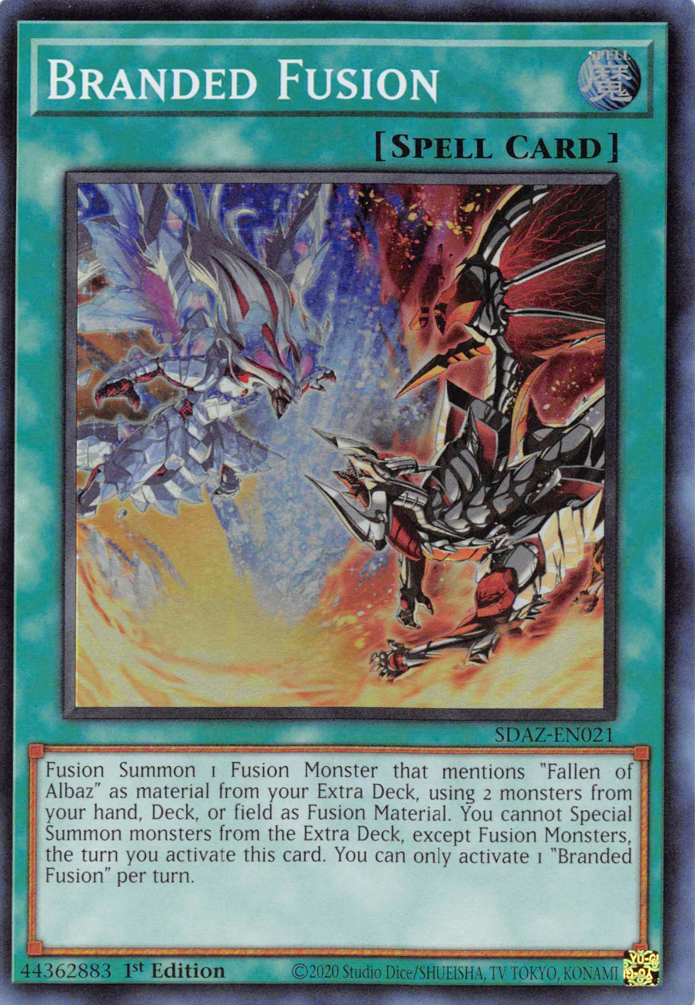 Branded Fusion [SDAZ-EN021] Super Rare | Odin's Place