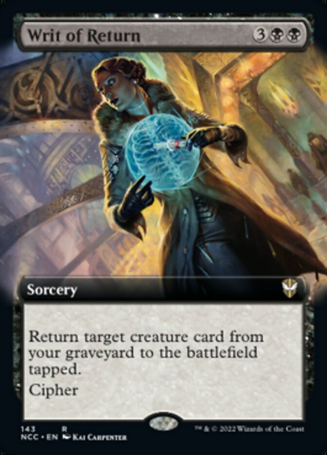 Writ of Return (Extended Art) [Streets of New Capenna Commander] | Odin's Place