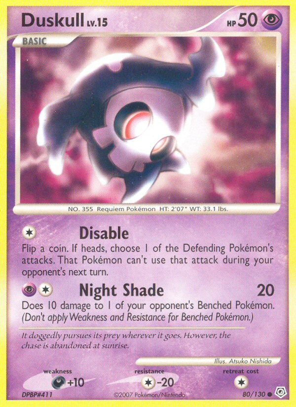 Duskull (80/130) [Diamond & Pearl: Base Set] | Odin's Place