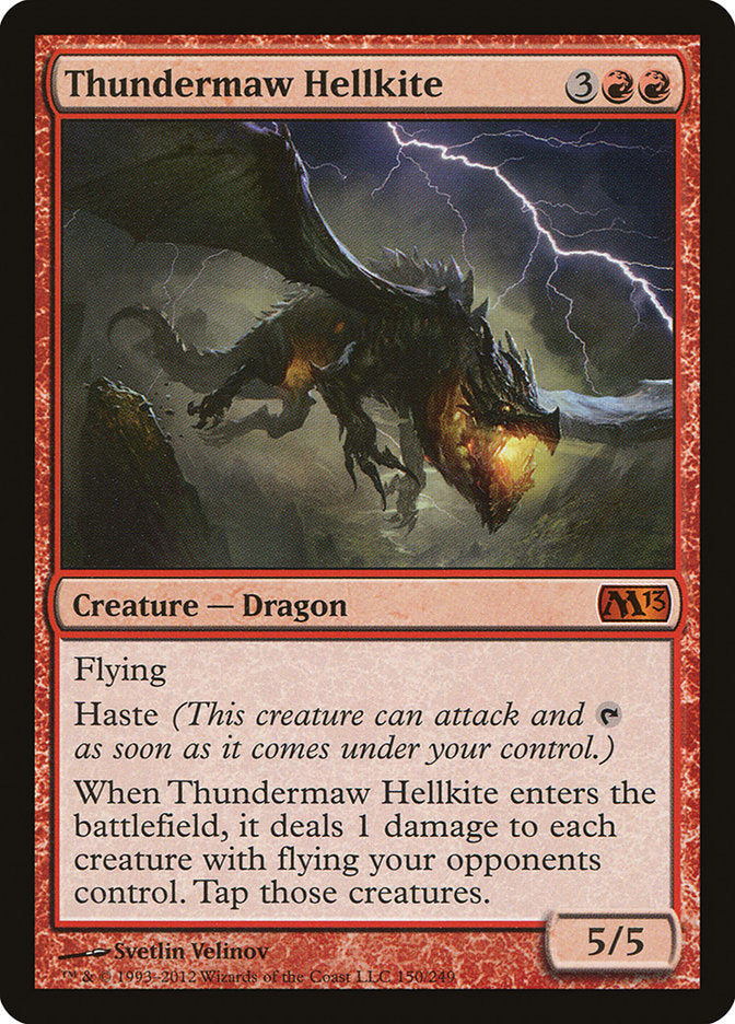 Thundermaw Hellkite (150) [Magic 2013] | Odin's Place