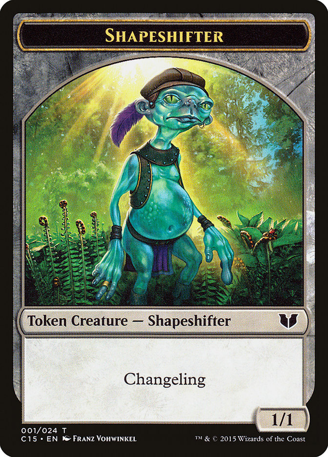 Shapeshifter // Shapeshifter Double-Sided Token [Commander 2015 Tokens] | Odin's Place
