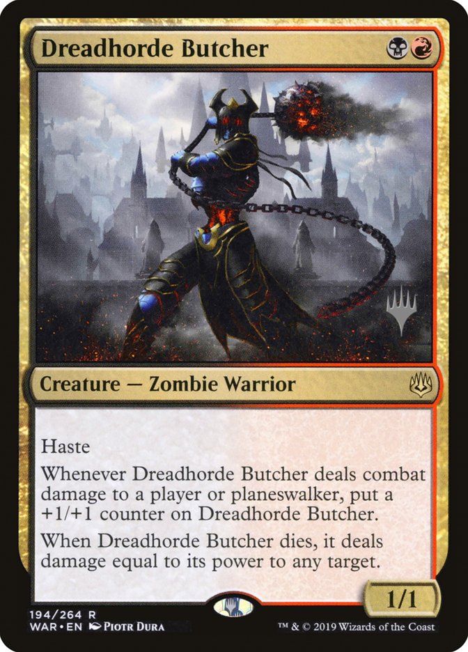 Dreadhorde Butcher (Promo Pack) [War of the Spark Promos] | Odin's Place