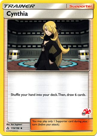 Cynthia (119/156) (Charizard Stamp #50) [Battle Academy 2020] | Odin's Place