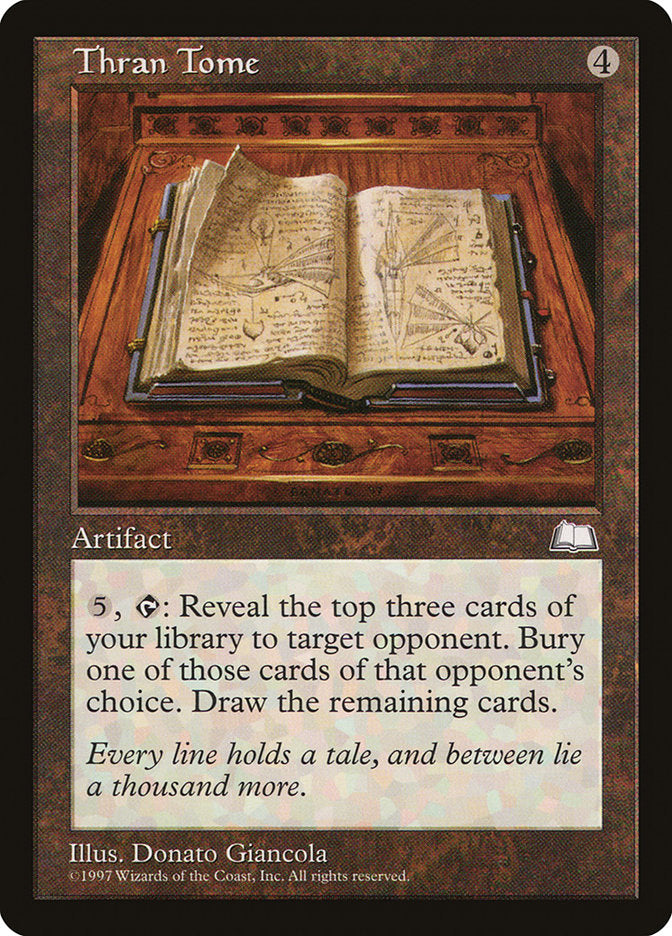 Thran Tome (160) [Weatherlight] | Odin's Place