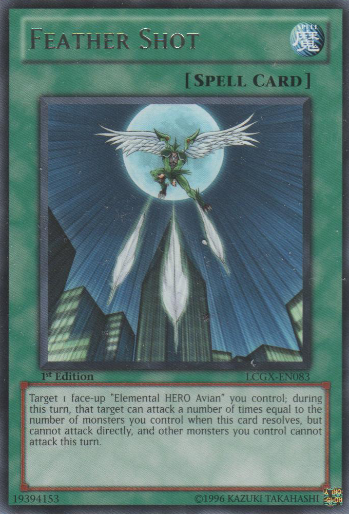 Feather Shot [LCGX-EN083] Rare | Odin's Place