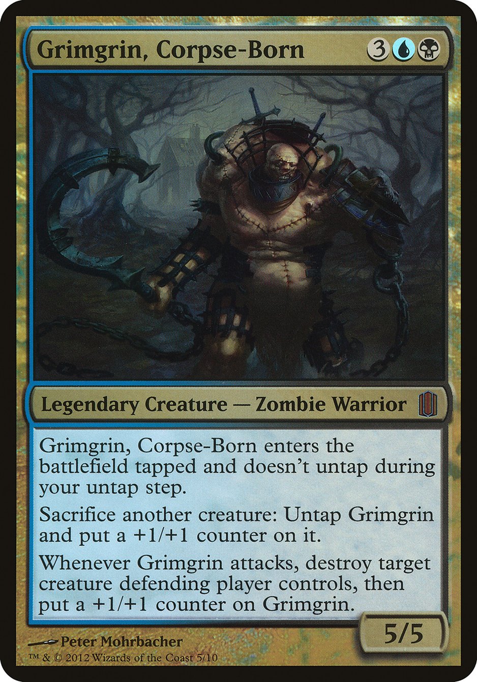 Grimgrin, Corpse-Born (5) (Oversized) [Commander's Arsenal Oversized] | Odin's Place