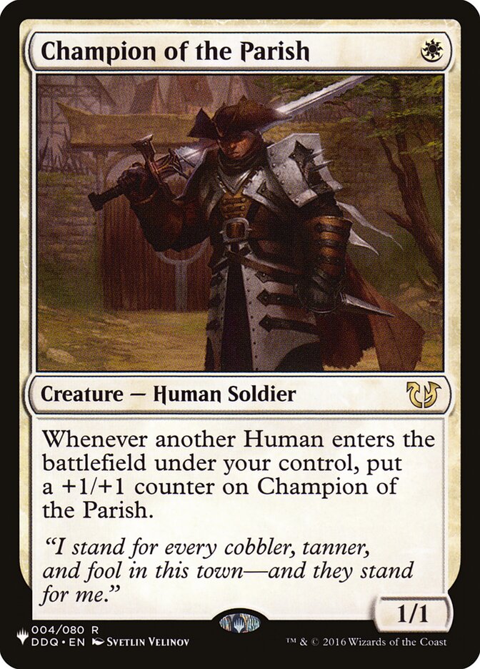Champion of the Parish [The List] | Odin's Place
