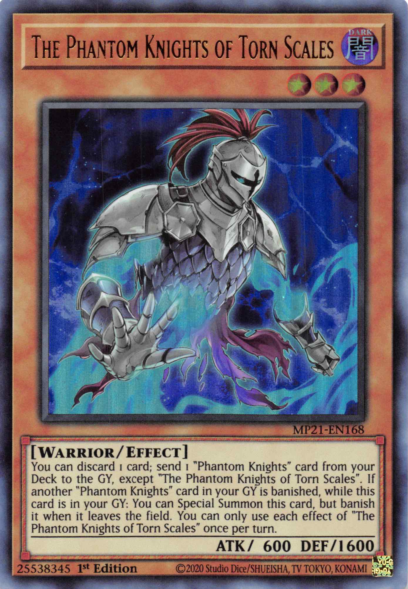 The Phantom Knights of Torn Scales [MP21-EN168] Ultra Rare | Odin's Place
