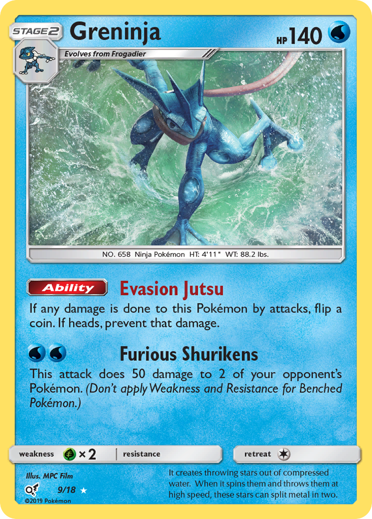 Greninja (9/18) [Sun & Moon: Detective Pikachu] | Odin's Place