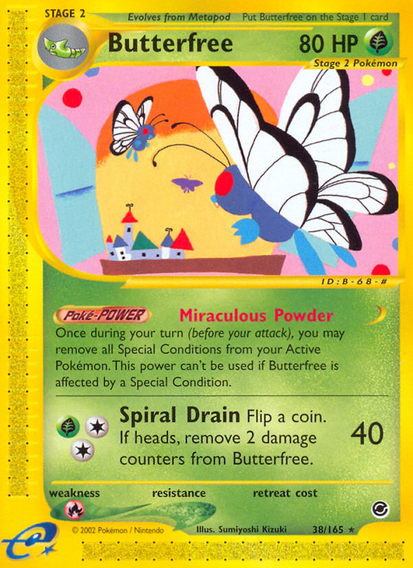 Butterfree (38/165) [Expedition: Base Set] | Odin's Place