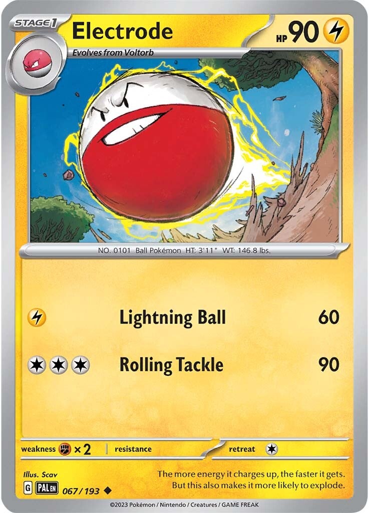 Electrode (067/193) [Scarlet & Violet: Paldea Evolved] | Odin's Place