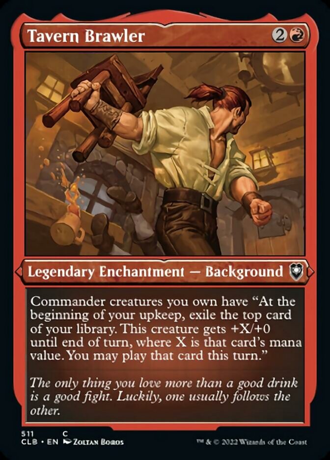 Tavern Brawler (Foil Etched) [Commander Legends: Battle for Baldur's Gate] | Odin's Place