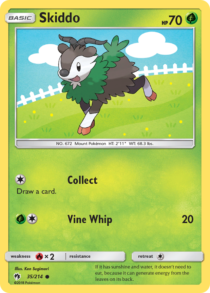Skiddo (35/214) [Sun & Moon: Lost Thunder] | Odin's Place