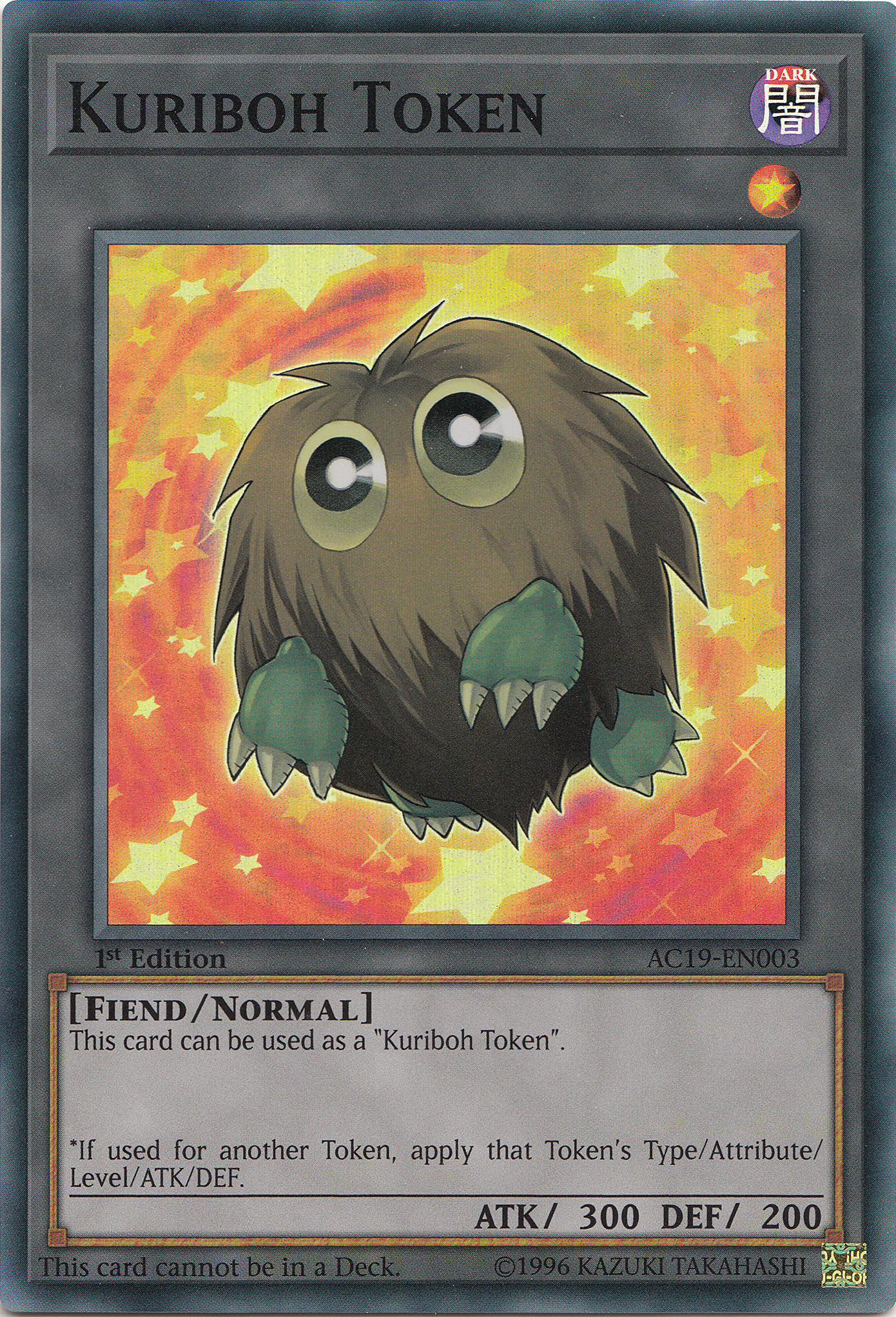 Kuriboh Token [AC19-EN003] Super Rare | Odin's Place