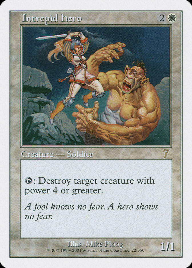 Intrepid Hero (22) [Seventh Edition] | Odin's Place