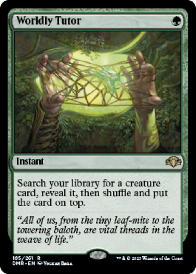Worldly Tutor [Dominaria Remastered] | Odin's Place