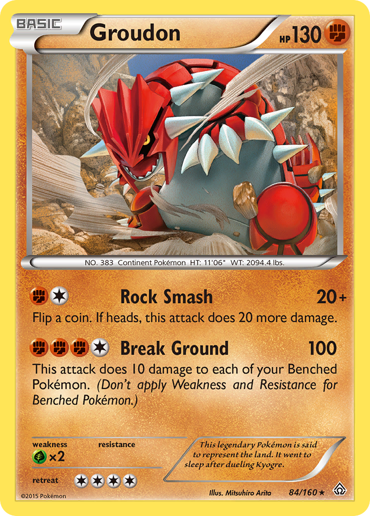 Groudon (84/160) [XY: Primal Clash] | Odin's Place
