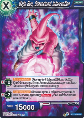 Majin Buu, Dimensional Intervention (BT12-030) [Vicious Rejuvenation] | Odin's Place