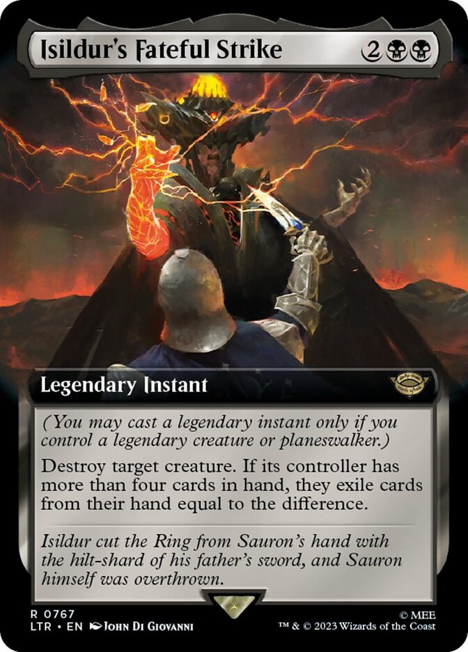 Isildur's Fateful Strike (Extended Art) (Surge Foil) [The Lord of the Rings: Tales of Middle-Earth] | Odin's Place